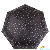 Зонт женский облегченный автомат HAPPY RAIN (ХЕППИ РЭЙН) U46854-1 черный, полный автомат, цветы