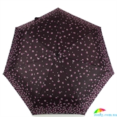 Зонт женский облегченный автомат HAPPY RAIN (ХЕППИ РЭЙН) U46854-2 бордовый, полный автомат, цветы
