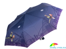 Зонт женский механический AIRTON (АЭРТОН) Z3517-6 синий, механический, абстракция