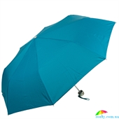 Зонт женский облегченный механический RAINY DAYS (РЕЙНИ ДЕЙС) U72651-5 бирюзовый, механический, однотонный