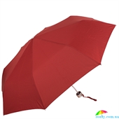 Зонт женский облегченный механический RAINY DAYS (РЕЙНИ ДЕЙС) U72651-1 красный, механический, однотонный