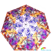 Зонт женский компактный облегченный HAPPY RAIN (ХЕППИ РЭЙН) U80583-2 разноцветный, полный автомат, цветы