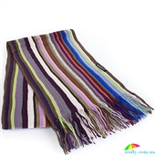 Шарф мужской шерстянной в стиле Paul Smith 160*28 см BAOSIDI (БАОСИДИ) DC183-404 коричневый, шерсть