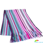 Шарф мужской шерстянной в стиле Paul Smith 156*25 см BAOSIDI (БАОСИДИ) DC183-003 голубой, шерсть