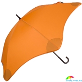 Противоштормовой зонт-трость женский механический BLUNT (БЛАНТ) Bl-lite-3-orange оранжевый, механический, однотонный