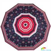 Зонт женский HAPPY RAIN (ХЕППИ РЭЙН) U80582-4 синий, абстракция