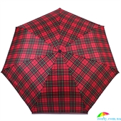 Зонт женский автомат HAPPY RAIN (ХЕППИ РЭЙН) U46859-10 красный, клетка