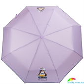 Зонт женский механический компактный облегченный ART RAIN (АРТ РЕЙН) ZAR3511-5 сиреневый, люди