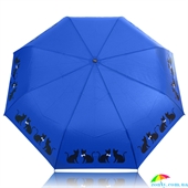 Зонт женский автомат DOPPLER (ДОППЛЕР) DOP7441465C06-navy синий, животные