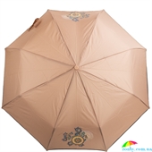 Зонт женский  полуавтомат ART RAIN (АРТ РЕЙН) ZAR3611-64 бежевый, абстракция
