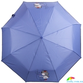 Зонт женский  полуавтомат ART RAIN (АРТ РЕЙН) ZAR3611-65 синий, абстракция
