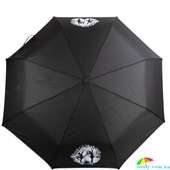 Зонт женский  полуавтомат ART RAIN (АРТ РЕЙН) ZAR3611-72 черный, абстракция