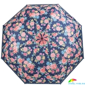 Зонт женский компактный  автомат ART RAIN (АРТ РЕЙН) ZAR4916-44 синий, абстракция