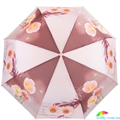 Зонт женский полуавтомат MAGIC RAIN (МЭДЖИК РЕЙН) ZMR4232-2 розовый, цветы