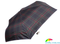 Зонт мужской механический компактный облегченный HAPPY RAIN U63959-green-red-kletka зеленый, механический, клетка