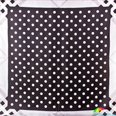 Платок женский шелковый 86*86 см ETERNO (ЭТЕРНО) ES0209-16-black черный