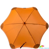 Противоштормовой зонт-трость женский механический BLUNT (БЛАНТ) Bl-lite-2-orange оранжевый, механический, однотонный